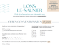 Fiche de réservation Lons-le-Saunier 2025